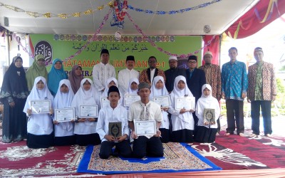 Khataman dan Imtihan Ke-1 TPQ Qiraati Al Hasanah Bengkulu