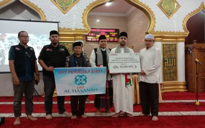 UPZ Al Hasanah Salurkan Donasi Kemanusiaan untuk Palestina