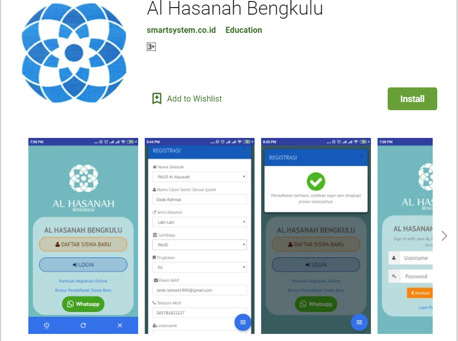 Panduan Penggunaan Aplikasi Al Hasanah Bengkulu Mobile dan Web