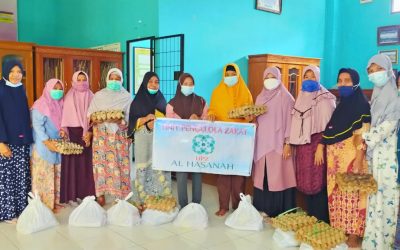 Al Hasanah Adakan Murokkaz Al Quran dan Sebar 216 Paket Sembako Ramadhan 1442 H
